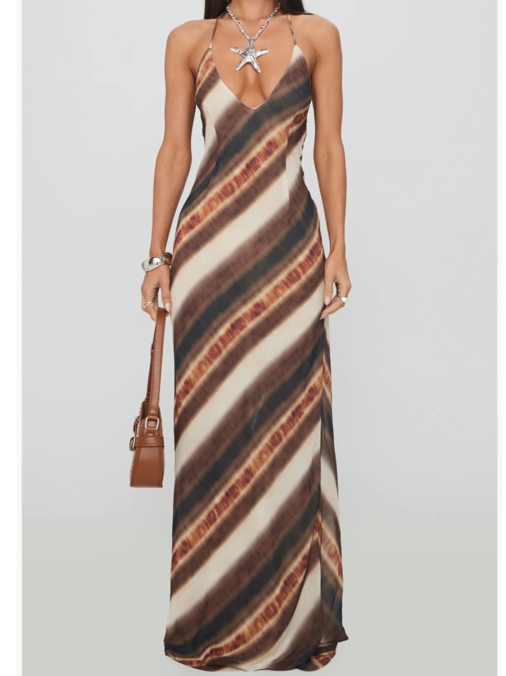 Halter maxi dress